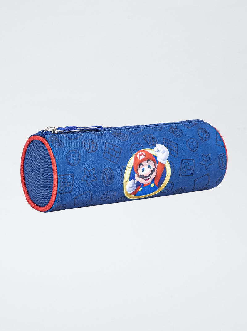 Estojo redondo 'Super-Mário' Azul - Kiabi