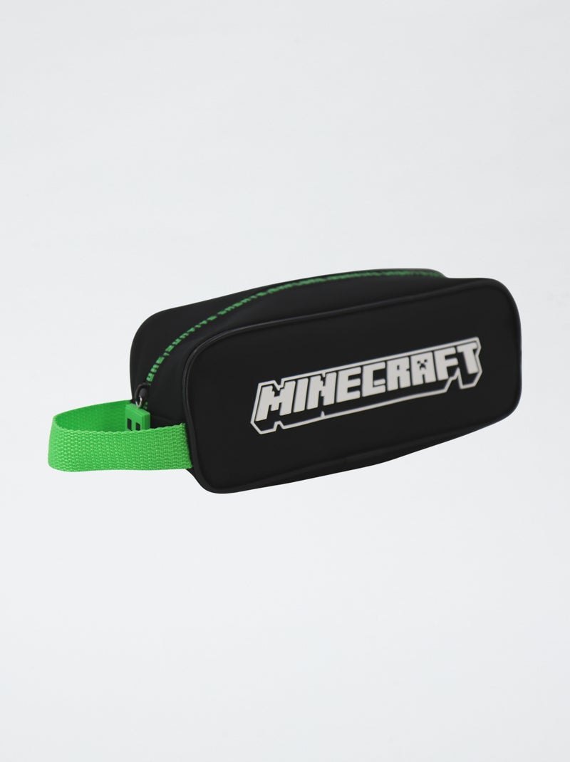 Estojo retangular 'Minecraft' Preto - Kiabi