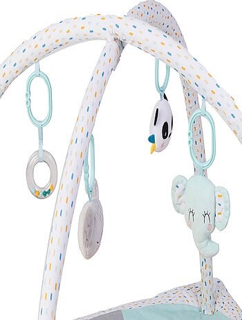 Eurekakids - tapete de brincar para bebé com peluches sensoriais - dos 0 aos 3 anos