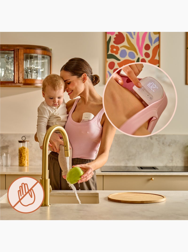 Extrator de leite mãos livres LIONELO Fidi Free Lumi - Lâmpada - 80ml - 6 Tamanhos - 3h sem fios Branco - Kiabi
