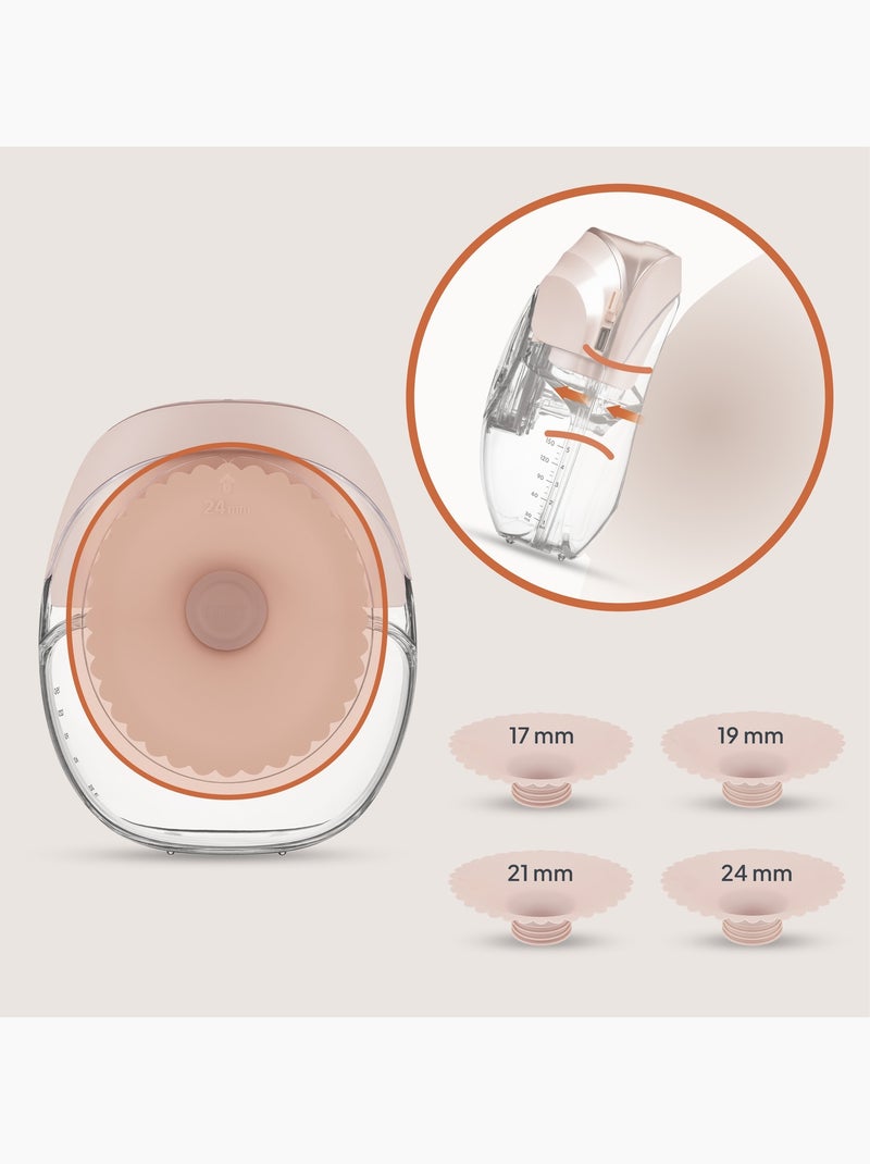 Extrator de Leite Mãos Livres LIONELO Fidi Free Slim - Discreto - 150 ml - 4 Tamanhos Bege - Kiabi