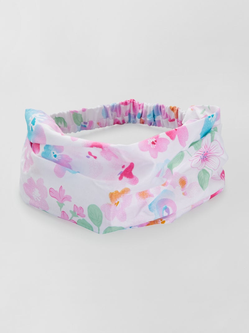 Faixa em tecido estampado Branco - Kiabi