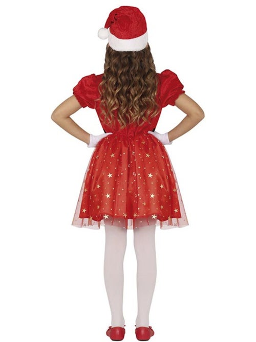Fantasia brilhante de Mamãe Noel com cinto. - Kiabi