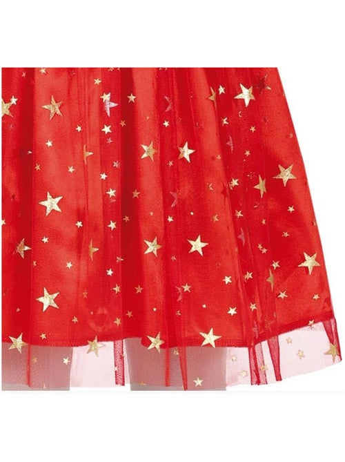 Fantasia brilhante de Mamãe Noel com cinto. - Kiabi