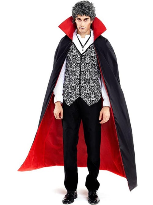 Fantasia clássica de Drácula com capa. - Kiabi
