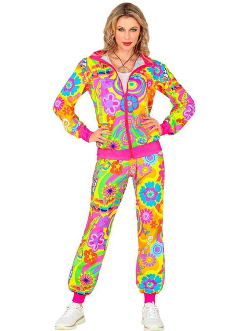 Fantasia de agasalho hippie fluorescente Groovy Love - Kiabi