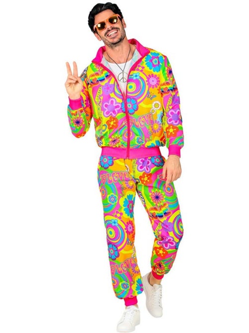 Fantasia de agasalho hippie fluorescente Groovy Love - Kiabi