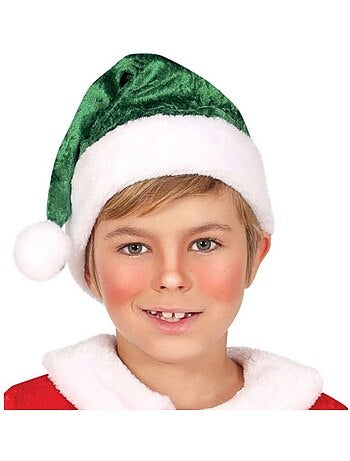 Fantasia de ajudante de elfo do Papai Noel com chapéu