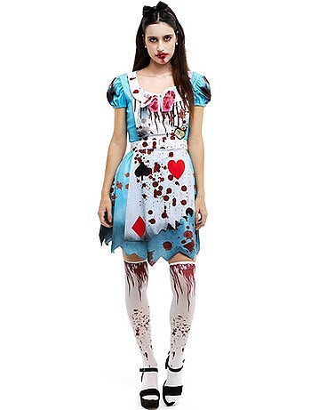 Fantasia de Alice Zumbi - Vestido Clássico