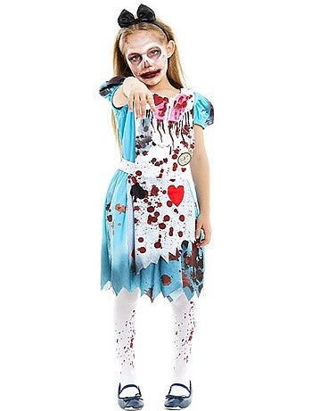 Fantasia de Alice Zumbi - Vestido Clássico