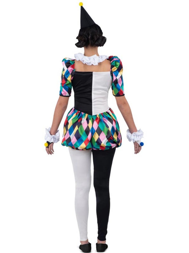 Fantasia de Arlequim Multicolorido - Kiabi