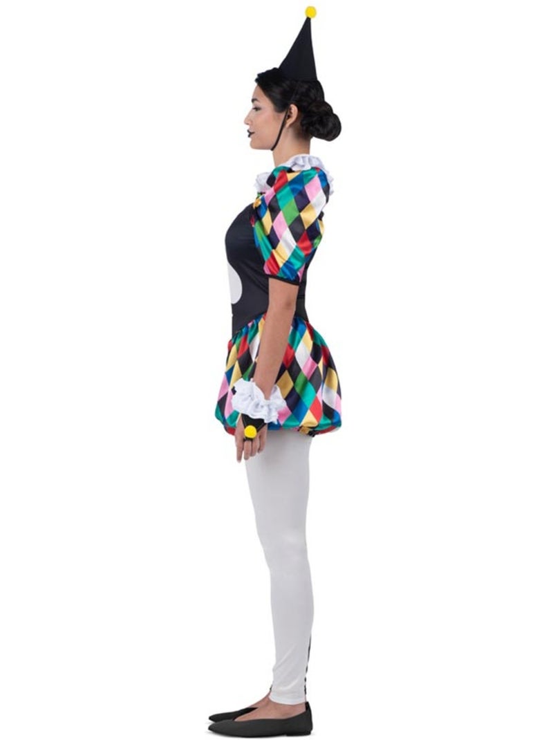 Fantasia de Arlequim Multicolorido - Kiabi
