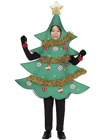 Fantasia de árvore de Natal decorada com uma estrela