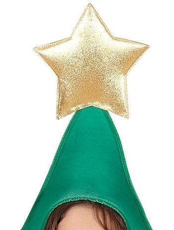 Fantasia de árvore de Natal decorada com uma estrela