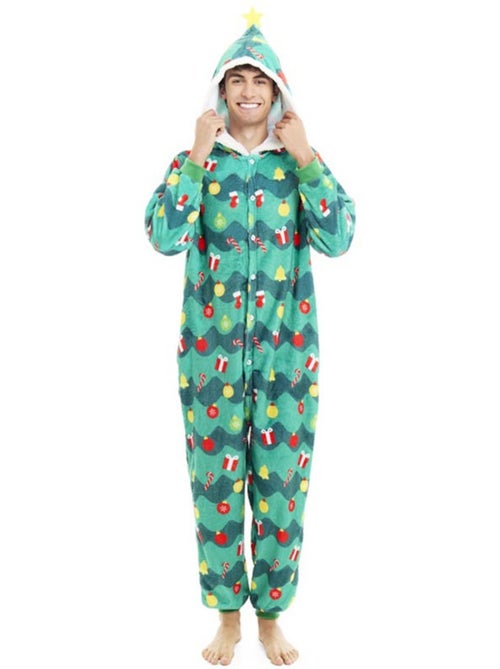 Fantasia de árvore de Natal ou pijama com capuz - Kiabi
