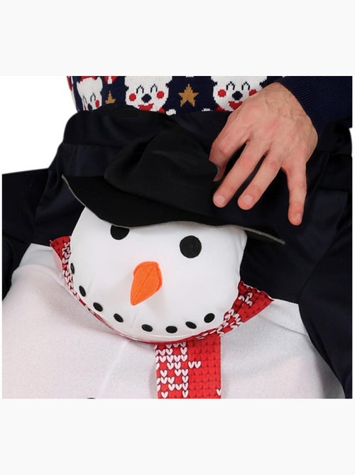 Fantasia de boneco de neve montando um boneco de neve - Kiabi