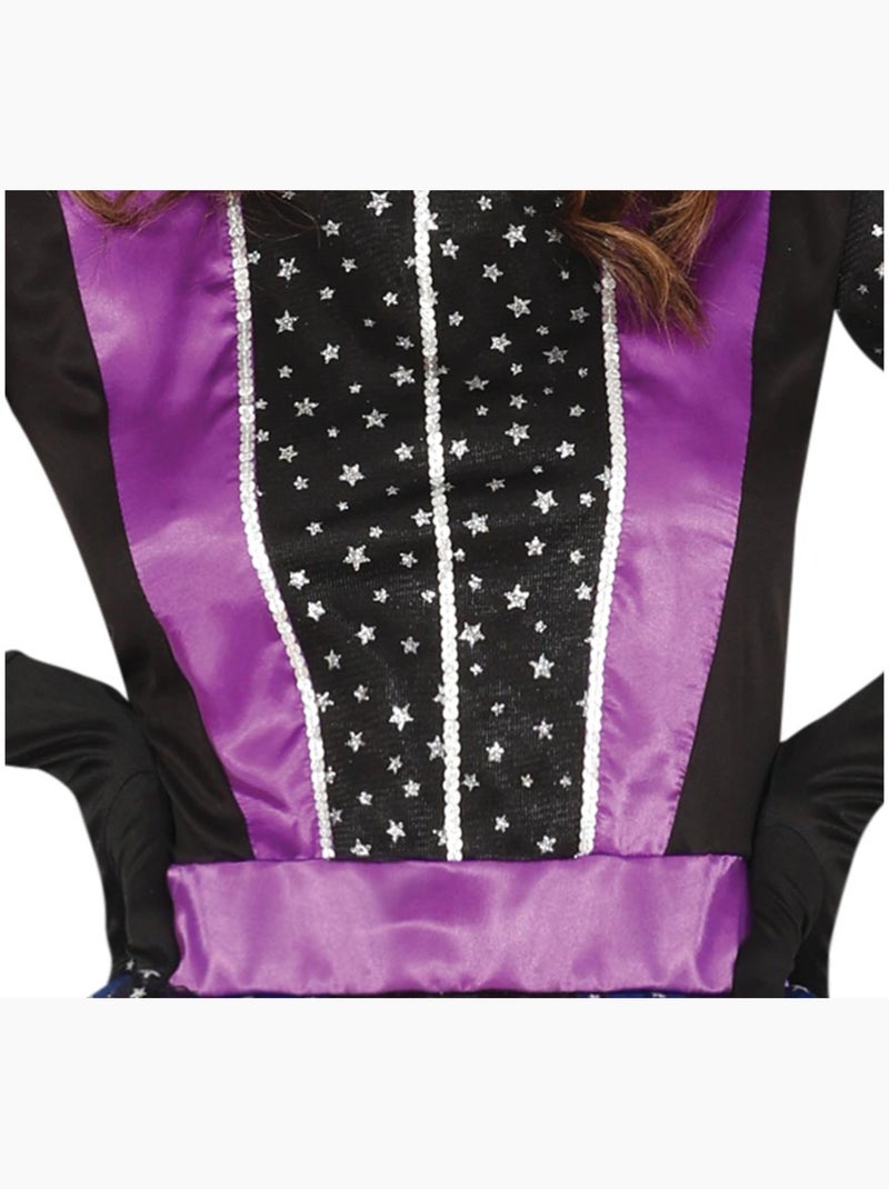 Fantasia de Bruxa Estrelada Multicolorido - Kiabi