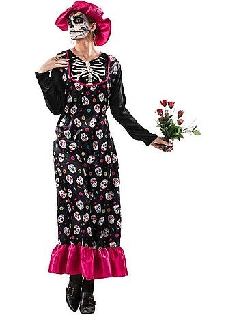 Fantasia de Catrina com chapéu