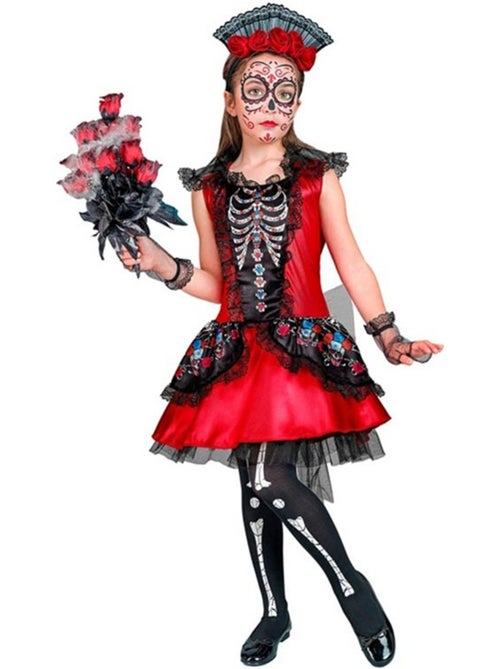Fantasia de Catrina Esqueleto - Kiabi