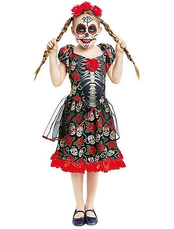 Fantasia de Catrina para o Dia dos Mortos