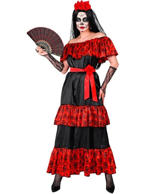 Fantasia de Catrina para o Dia dos Mortos - Kiabi