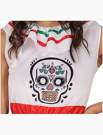 Fantasia de caveira da Catrina