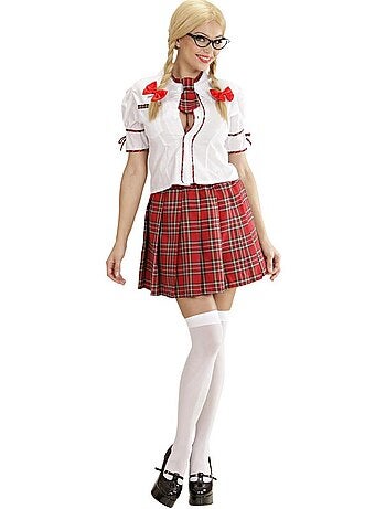Fantasia de colegial com gravata