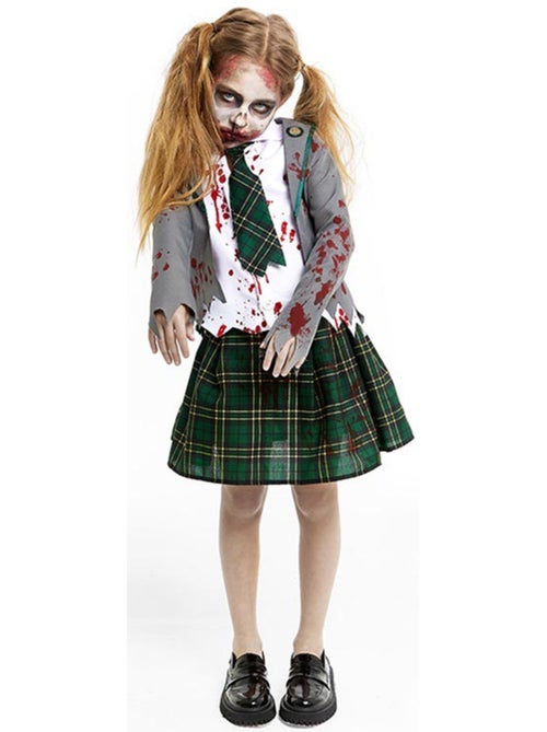 Fantasia de colegial zumbi com jaqueta. - Kiabi