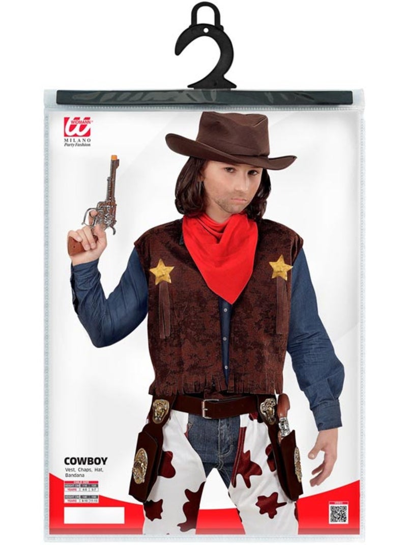 Fantasia de cowboy com bandana Multicolorido - Kiabi
