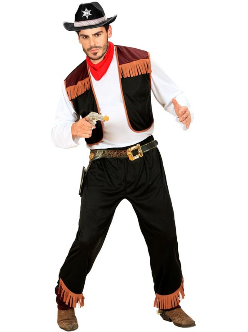 Fantasia de cowboy com colete Multicolorido - Kiabi