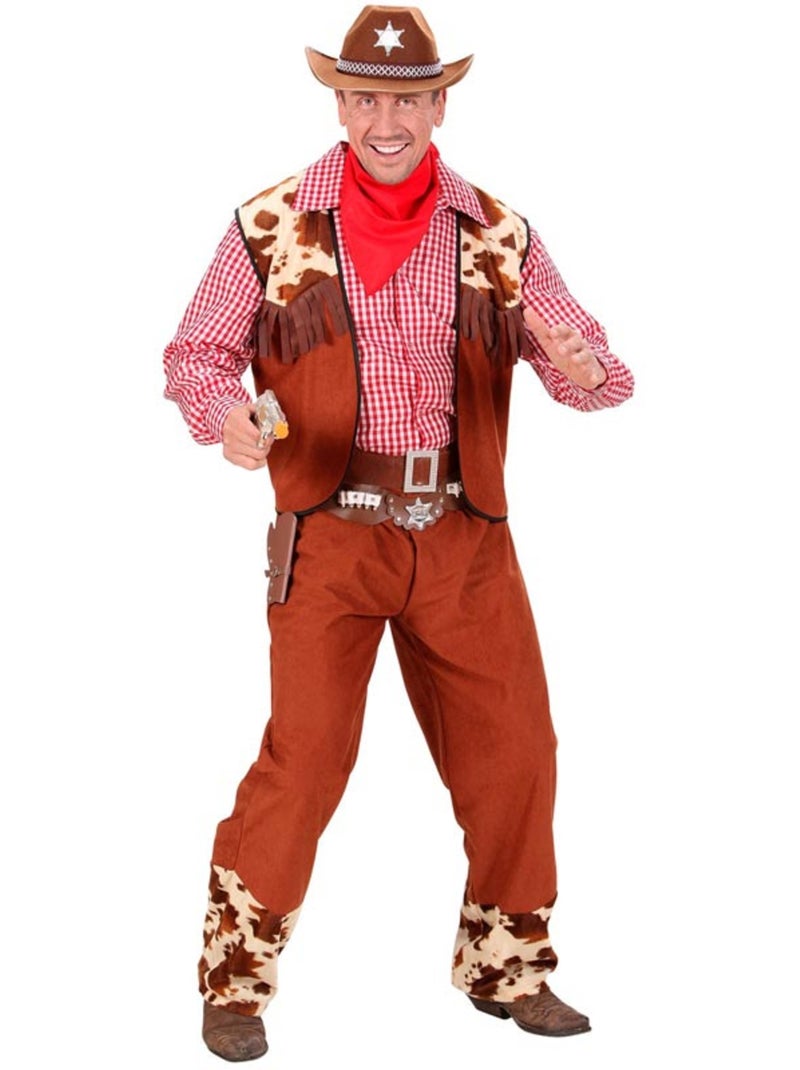 Fantasia de cowboy xadrez Multicolorido - Kiabi