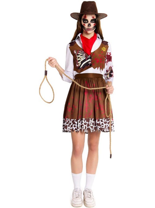 Fantasia de Cowgirl Zumbi - Kiabi