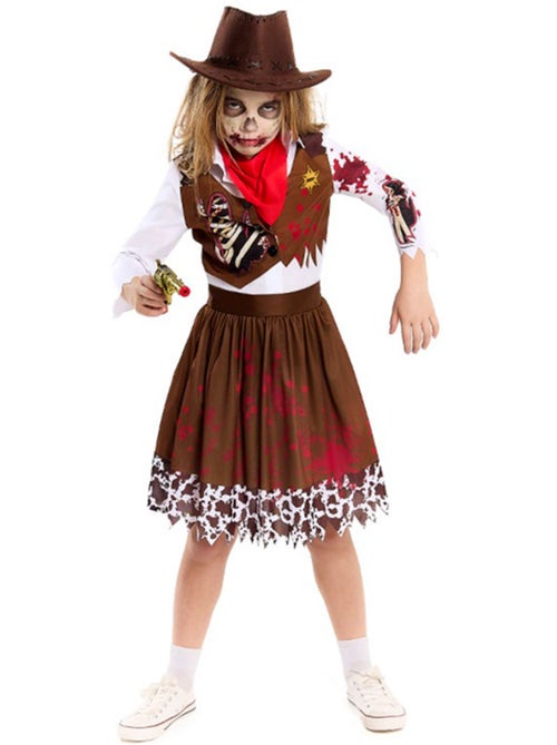 Fantasia de Cowgirl Zumbi - Kiabi