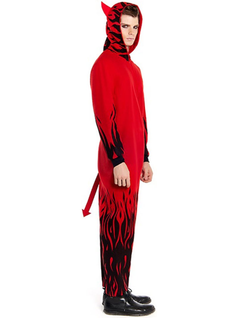 Fantasia de Diabo em Chamas Multicolorido - Kiabi
