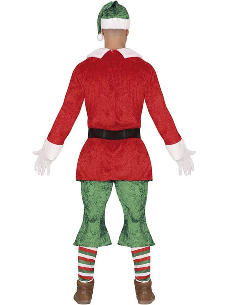 Fantasia de Elfo Ajudante do Papai Noel com Cinto Multicolorido - Kiabi