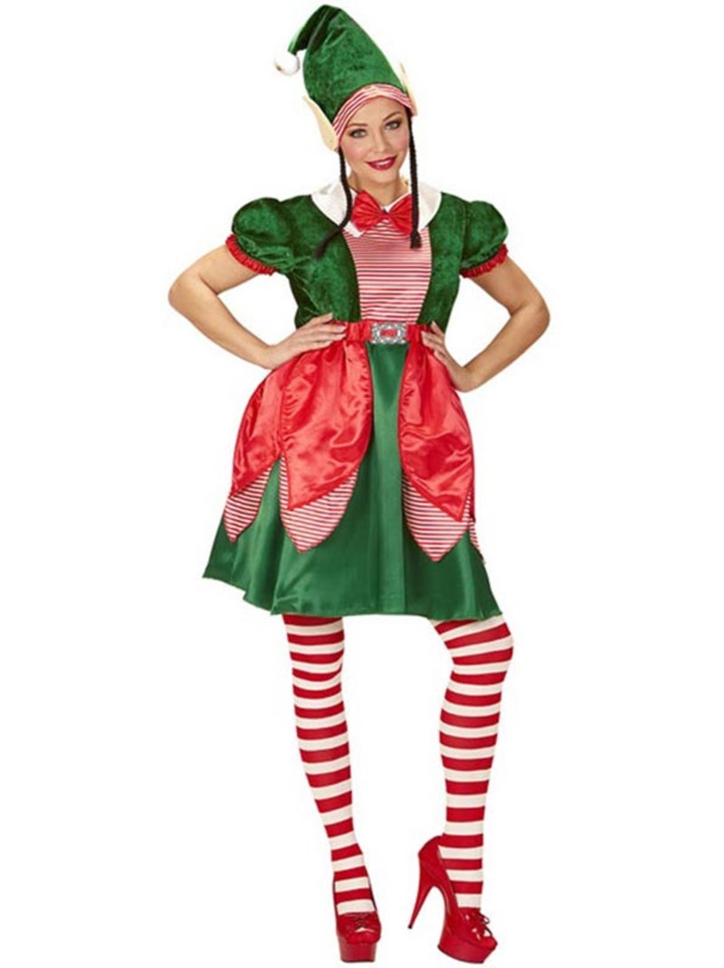 Fantasia de Elfo Ajudante do Papai Noel Multicolorido - Kiabi