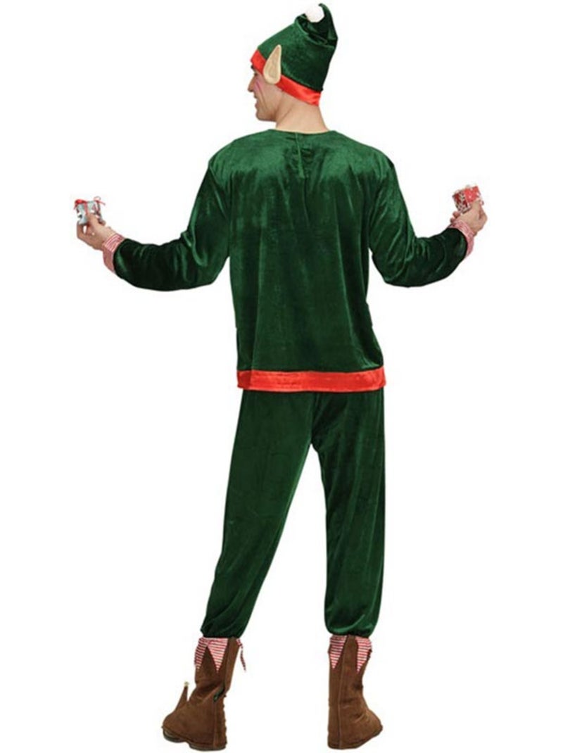 Fantasia de Elfo Ajudante do Papai Noel Multicolorido - Kiabi