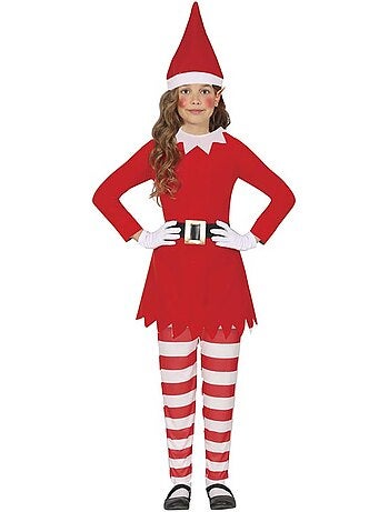 Fantasia de elfo na prateleira de Natal