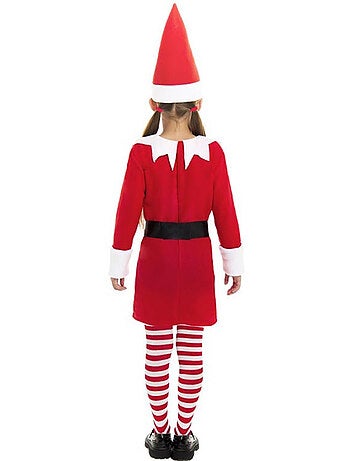 Fantasia de Elfo Polar com Vestido e Chapéu