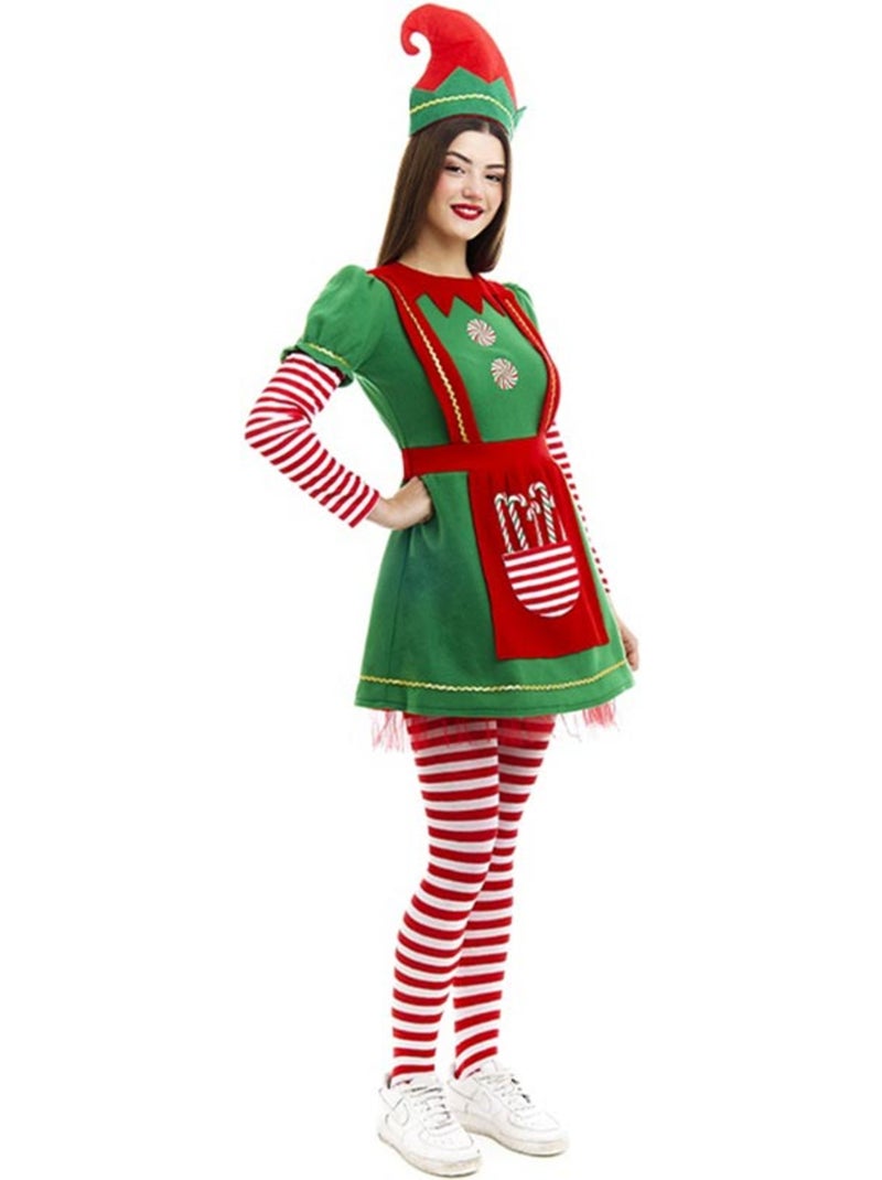 Fantasia de Elfo Polar em Vestido Multicolorido - Kiabi