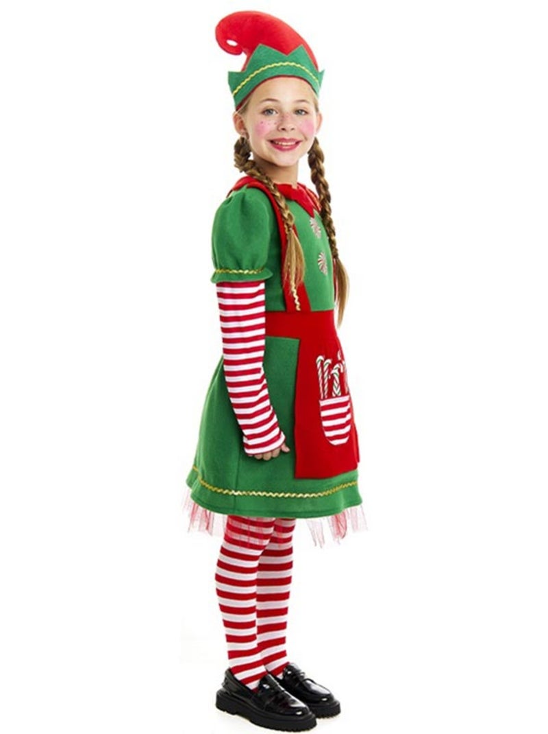 Fantasia de Elfo Polar em Vestido Multicolorido - Kiabi