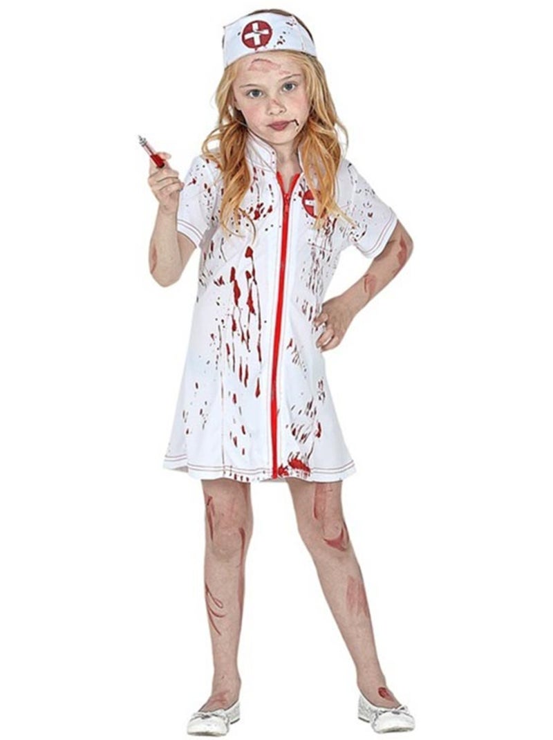 Fantasia de Enfermeira Zumbi Multicolorido - Kiabi
