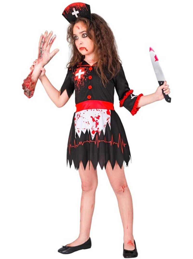 Fantasia de Enfermeira Zumbi Multicolorido - Kiabi