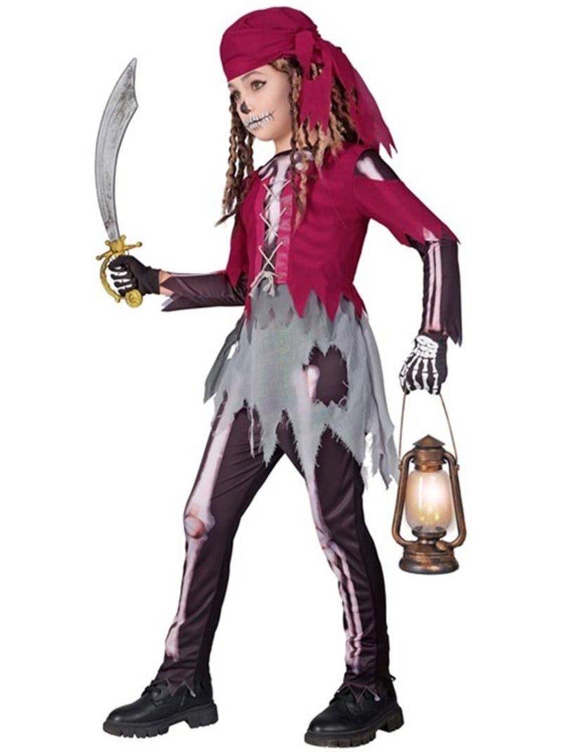 Fantasia de Esqueleto de Grumete Pirata Multicolorido - Kiabi