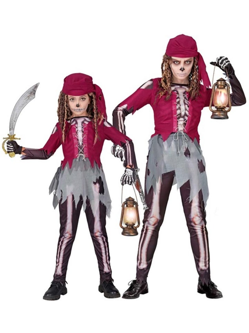 Fantasia de Esqueleto de Grumete Pirata Multicolorido - Kiabi