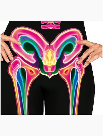Fantasia de Esqueleto Neon