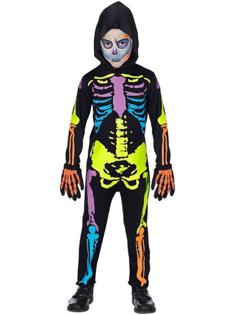 Fantasia de Esqueleto Neon Multicolorido - Kiabi