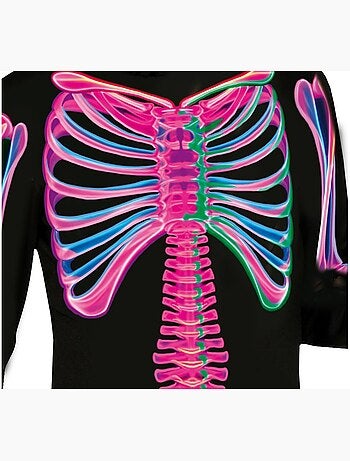 Fantasia de Esqueleto Neon