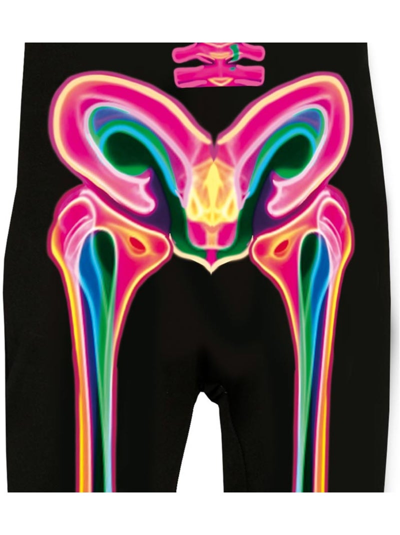 Fantasia de Esqueleto Neon Multicolorido - Kiabi