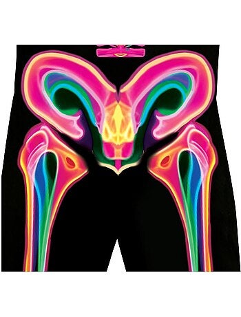 Fantasia de Esqueleto Neon